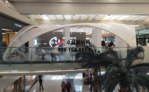 鄭州國貿360<font color='red'>膜結構景觀</font>/罩棚工程動態