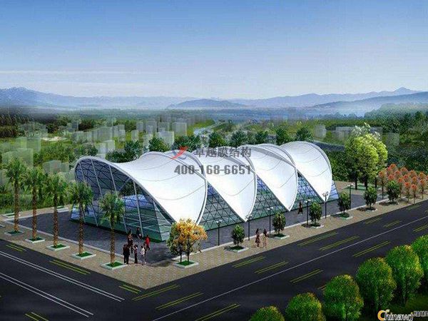 呼倫貝爾開封張拉<font color='red'>膜結構景觀</font>小品【案例圖片】