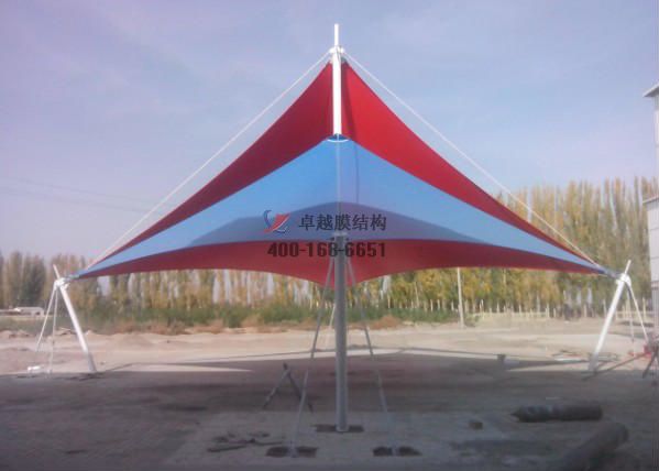 聊城<font color='red'>張拉膜結構</font>景觀小品【案例圖片】