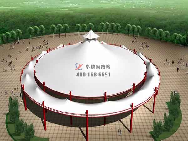 煙臺<font color='red'>張拉膜結構</font>景觀設計施工【案例圖片】
