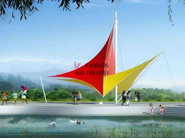 安慶<font color='red'>張拉膜結構</font>景觀設計施工【案例圖片】