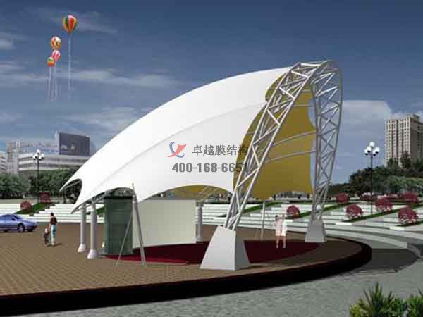 阜陽景觀<font color='red'>張拉膜結構</font>遮陽棚【生產廠家】