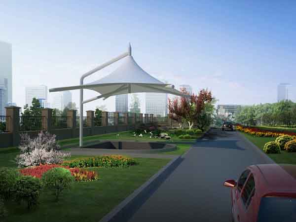 寧波張拉<font color='red'>膜結構景觀</font>小品【案例圖片】