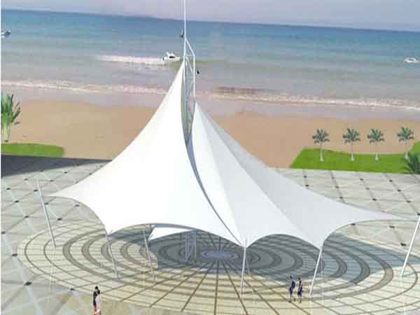 九江張拉<font color='red'>膜結構景觀</font>小品【案例圖片】