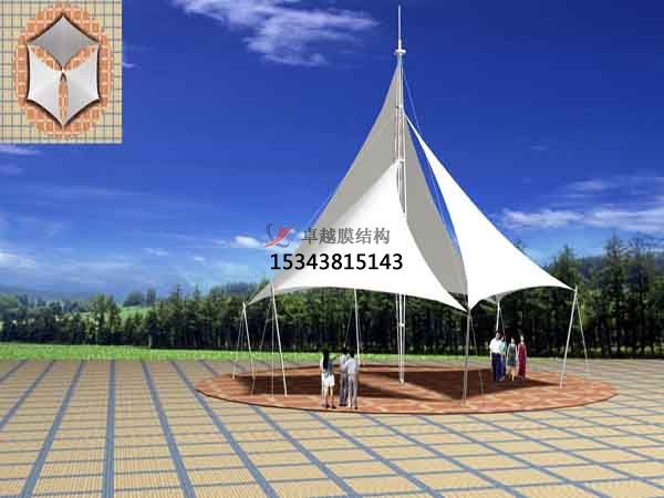 揭陽<font color='red'>膜結(jié)構(gòu)景觀</font>設(shè)計(jì)施工【案例圖片】