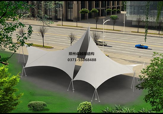 天方藥業膜結構車棚