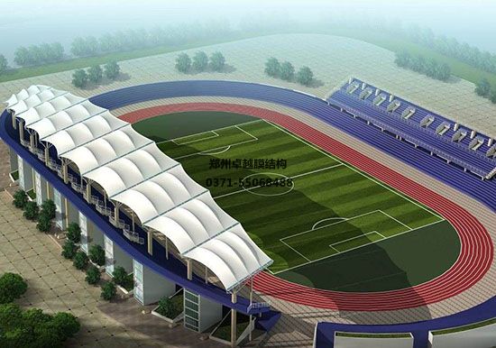 大同市張拉膜看臺【山西大同民航學校等】專業生產廠家